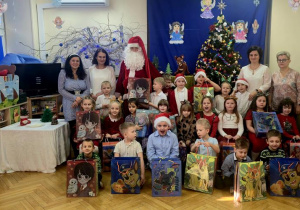 sesja zdjęciowa z mikołajem