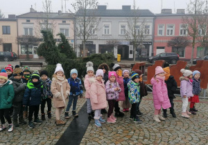 Stokrotki na Skierniewickim Rynku.