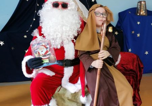 Wojtek U. z Mikołajem.