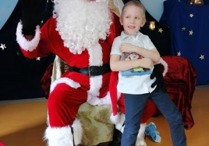 Wojtek J. z Mikołajem.