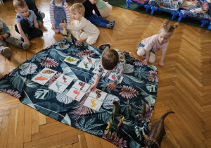 Dopasowywanie szkieletów do dinozaurów.