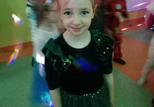 Hania w trakcie balu.