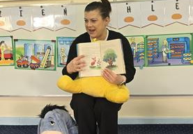 słuchanie kubusiowych przygód o wiośnie