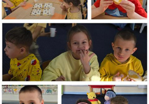 przepyszna uczta u Kubusia Puchatka