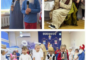 dzieciaczki wcielają się w swoje role