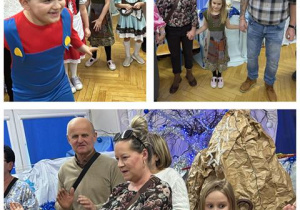 przedszkolaki tańczą ze swymi bliskimi