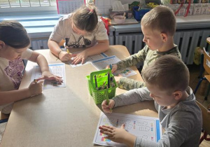 kolorowanie skarpet wg kodu