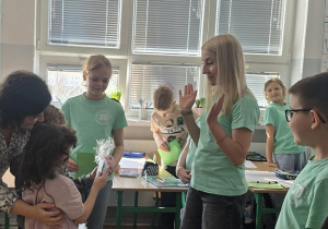 Motylki dziękują Pani Justynce