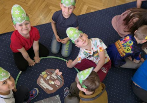 koszyczek wielkanocny - zabawy rzepowe