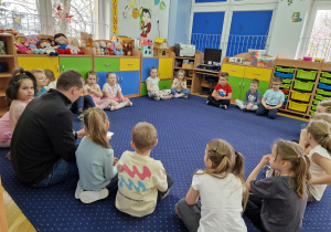 Dawid dumny z obecności taty