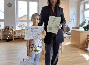 Sukces Natalki w konkursie matematycznym "Łamigłówki Małej główki"