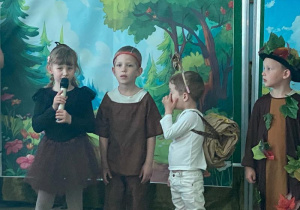 Maja, Wojtek, Czarek i Julek.