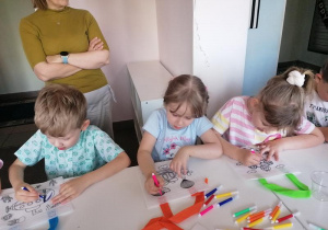 Krysia, Maja i Kajtek.