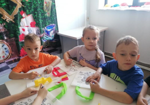 Weronika, Kuba i Szymon.