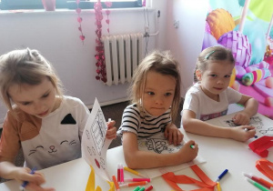 Hania, Liwia i Natalka.