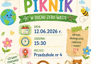 Zaproszenie Piknik Rodzinny 2026