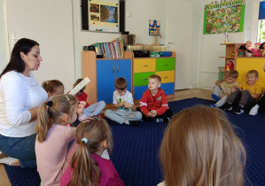 Wizyta Pani Anety z Biblioteki Pedagogicznej.