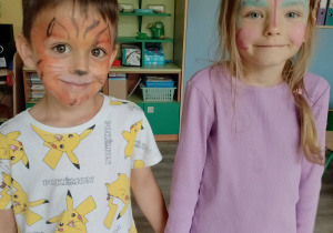 Staś - tygrys i Liwia - motyl