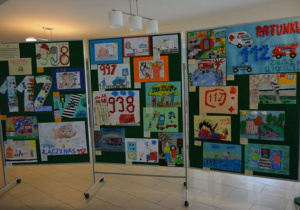 Wystawa prac wykonanych przez dzieci