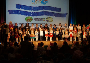 Hania zdobyła III miejsce w kategorii pięciolatków.