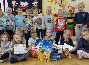 Akcja charytatywna na rzecz schroniska 2020 r.