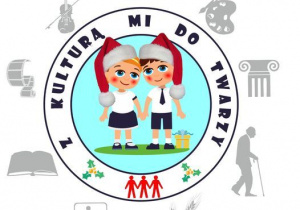 Logo projektu "Z kulturą mi do twarzy"