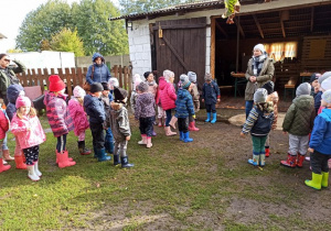 Powitanie w Sielankowie przez panią Elę