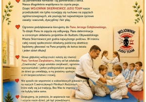 PRZYJACIEL CZWÓRECZKI - Wojownik Skierniewice JUDO TEAM